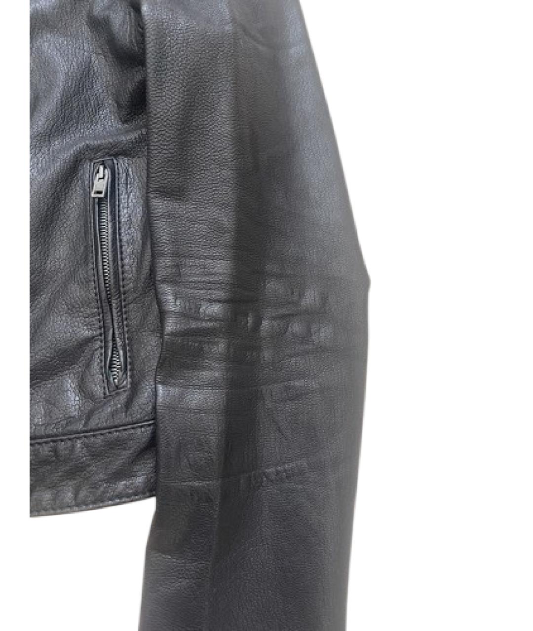 JOSEPH Черная кожаная куртка, фото 5