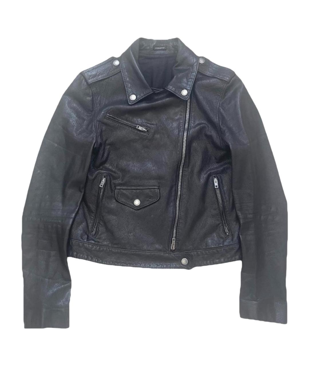 JOSEPH Черная кожаная куртка, фото 1