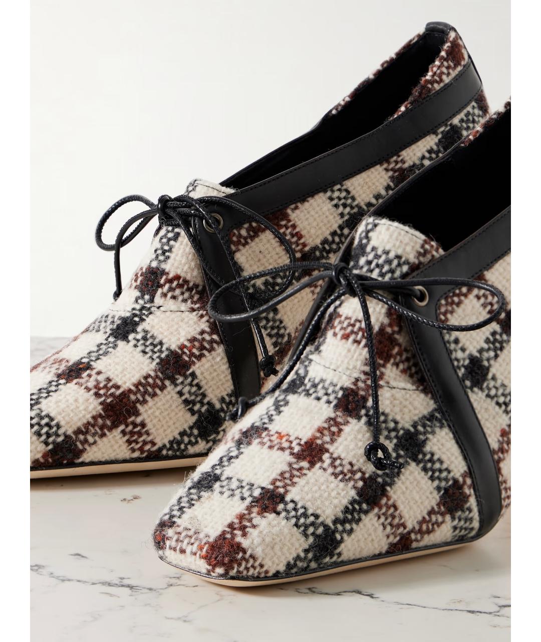 MANOLO BLAHNIK Мульти текстильные ботильоны, фото 3