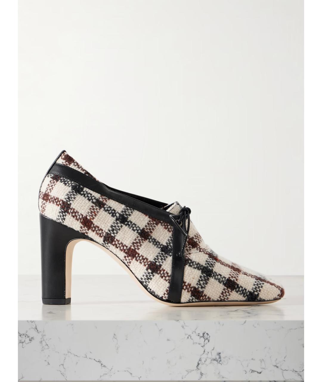 MANOLO BLAHNIK Мульти текстильные ботильоны, фото 5