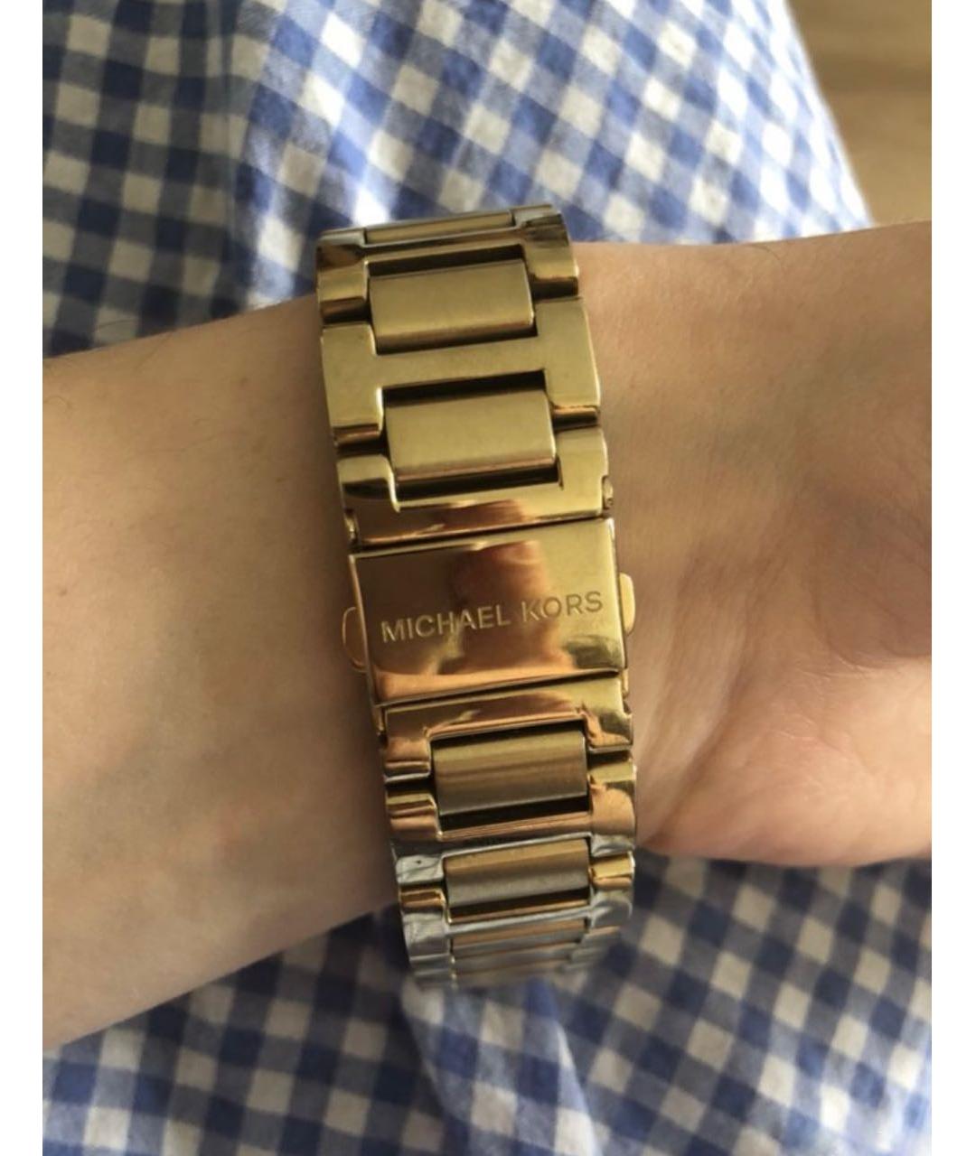 MICHAEL KORS Золотые часы, фото 6