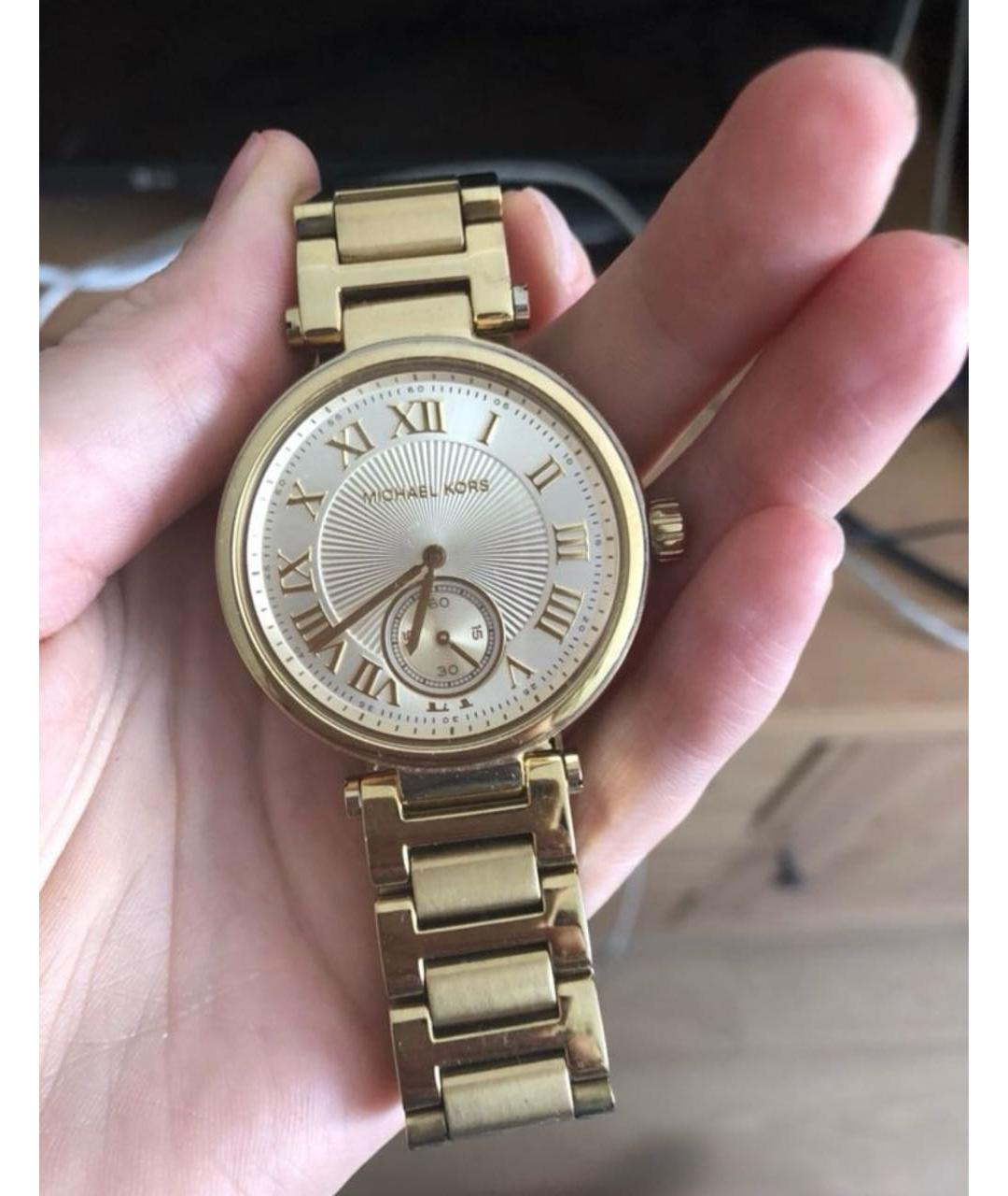 MICHAEL KORS Золотые часы, фото 9