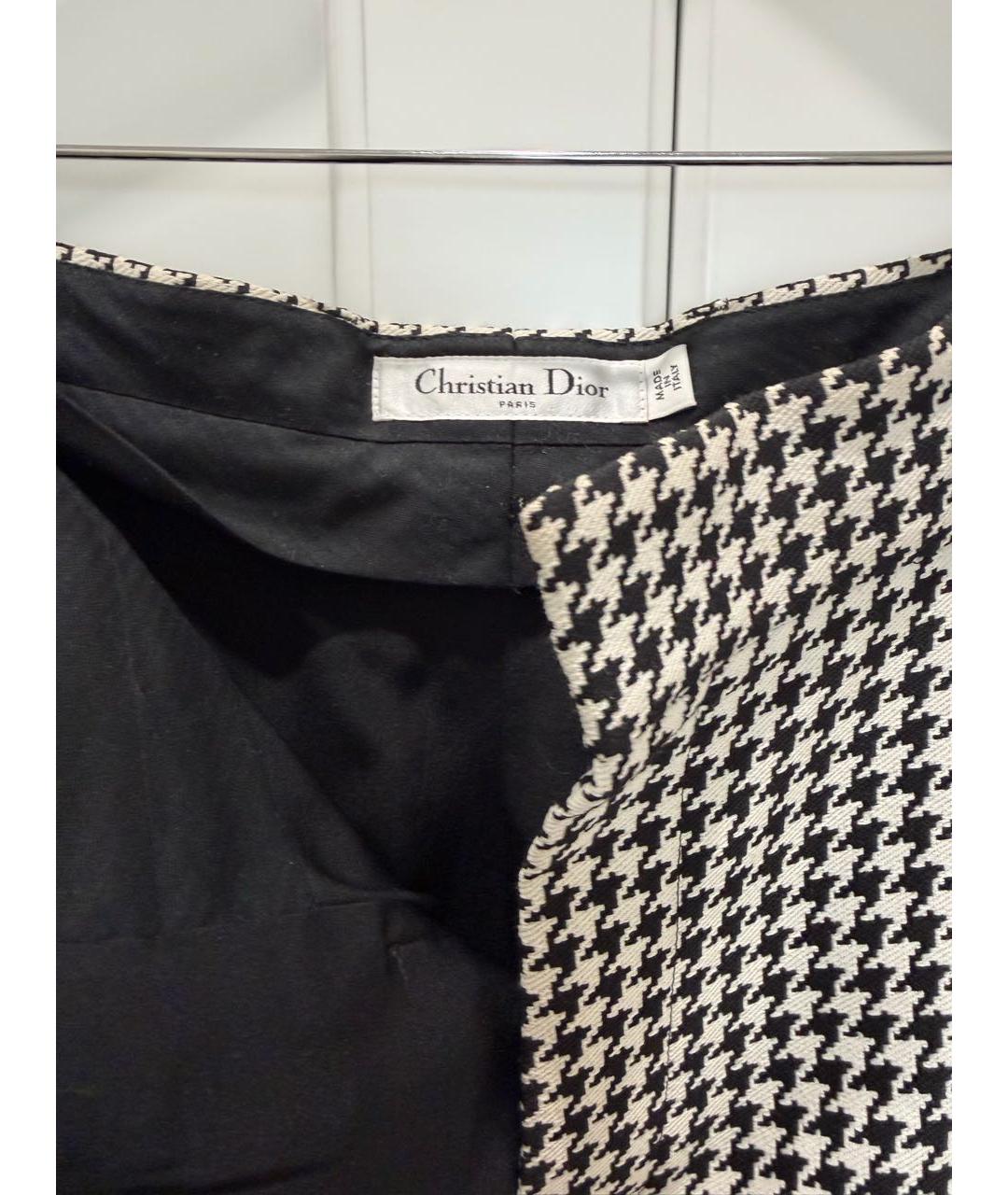 CHRISTIAN DIOR Мульти шерстяные шорты, фото 3