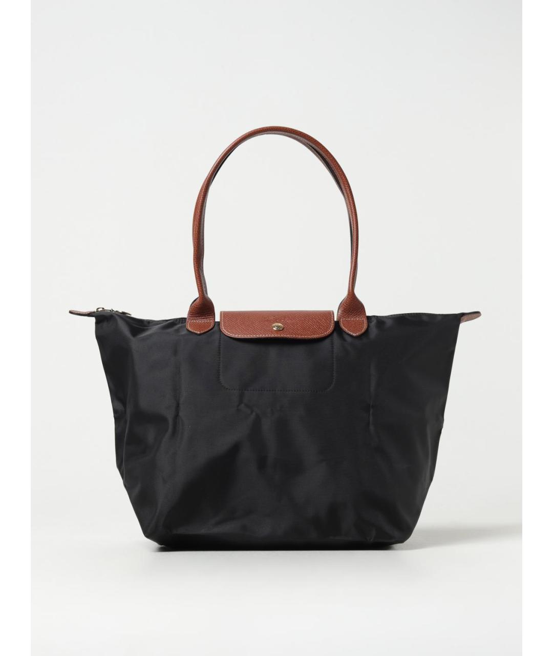 LONGCHAMP Черная сумка тоут, фото 4