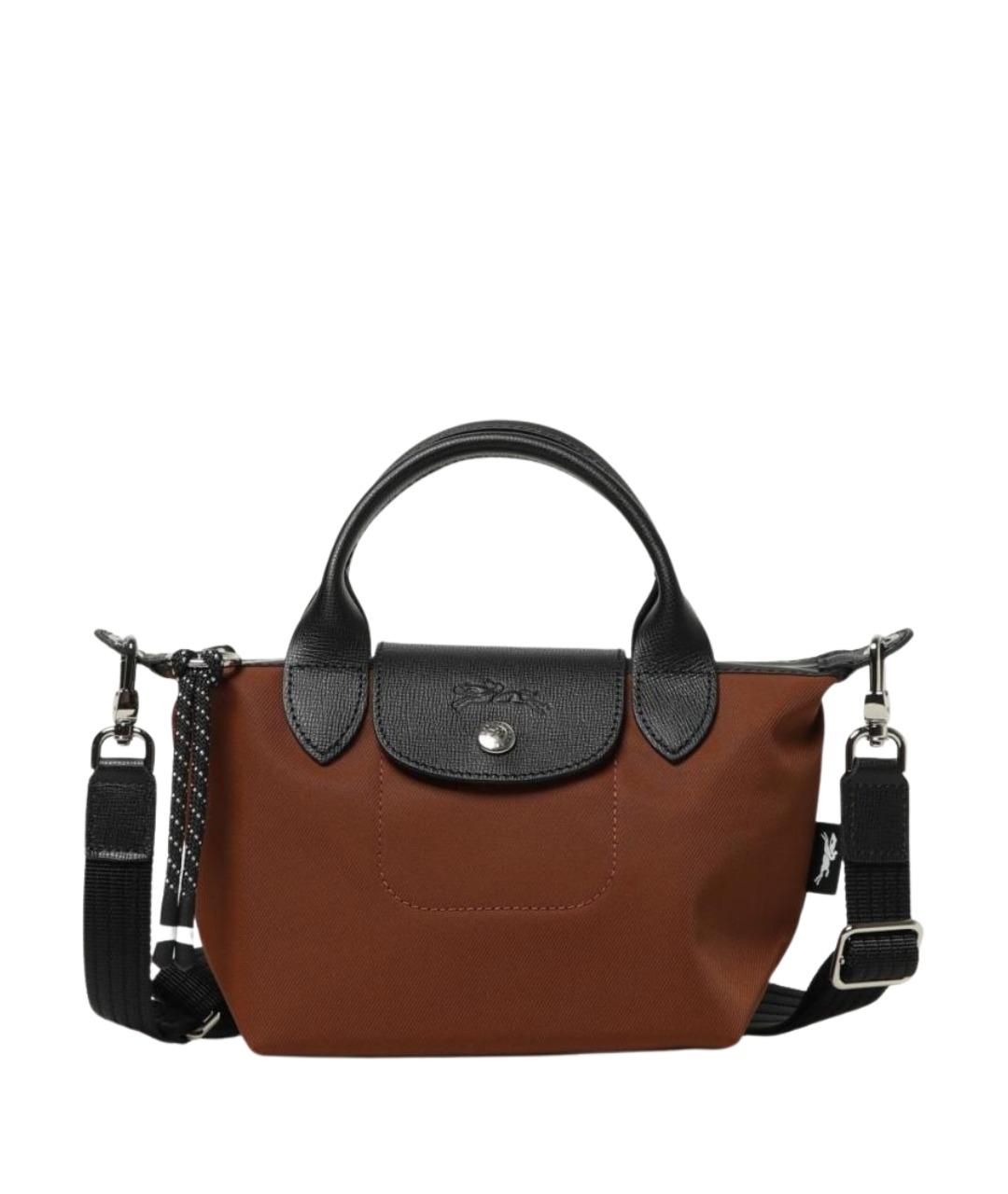 LONGCHAMP Коричневая сумка тоут, фото 1