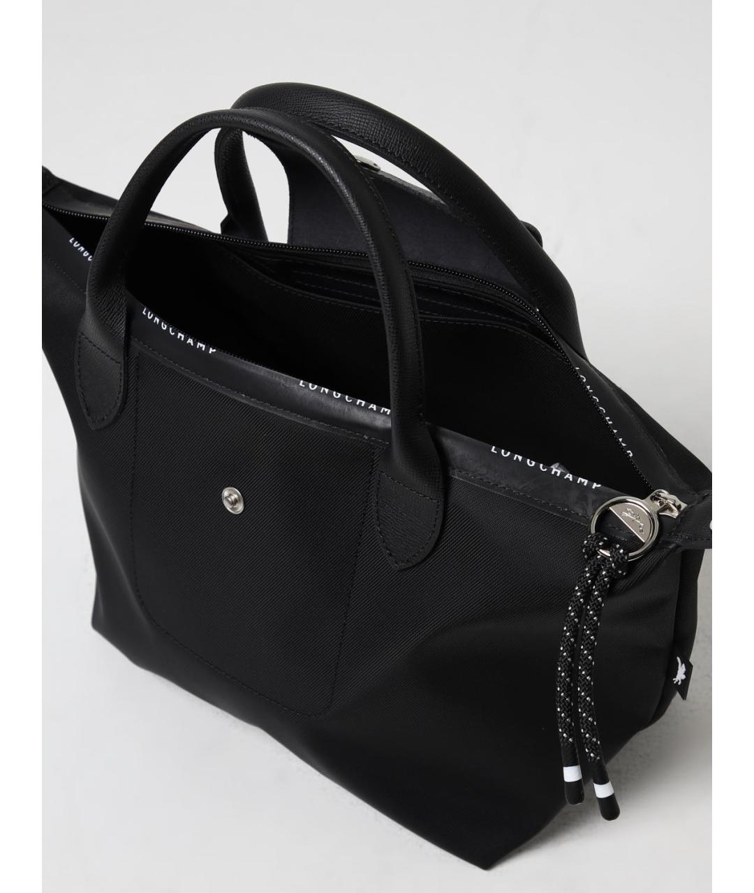 LONGCHAMP Черная сумка тоут, фото 3