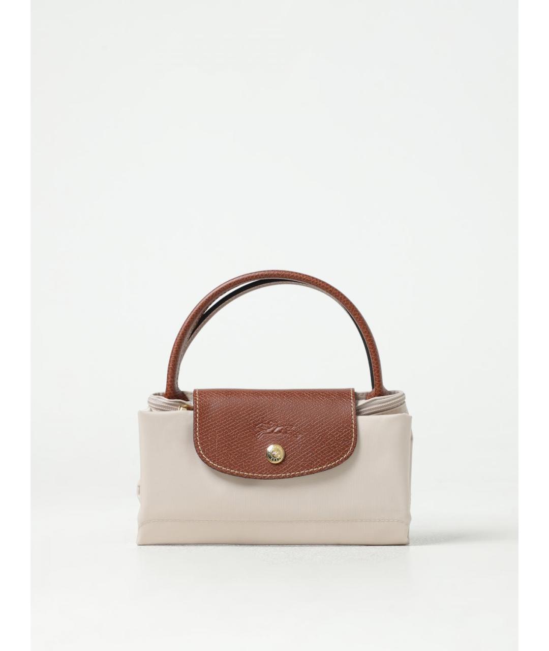 LONGCHAMP Бежевая сумка тоут, фото 3