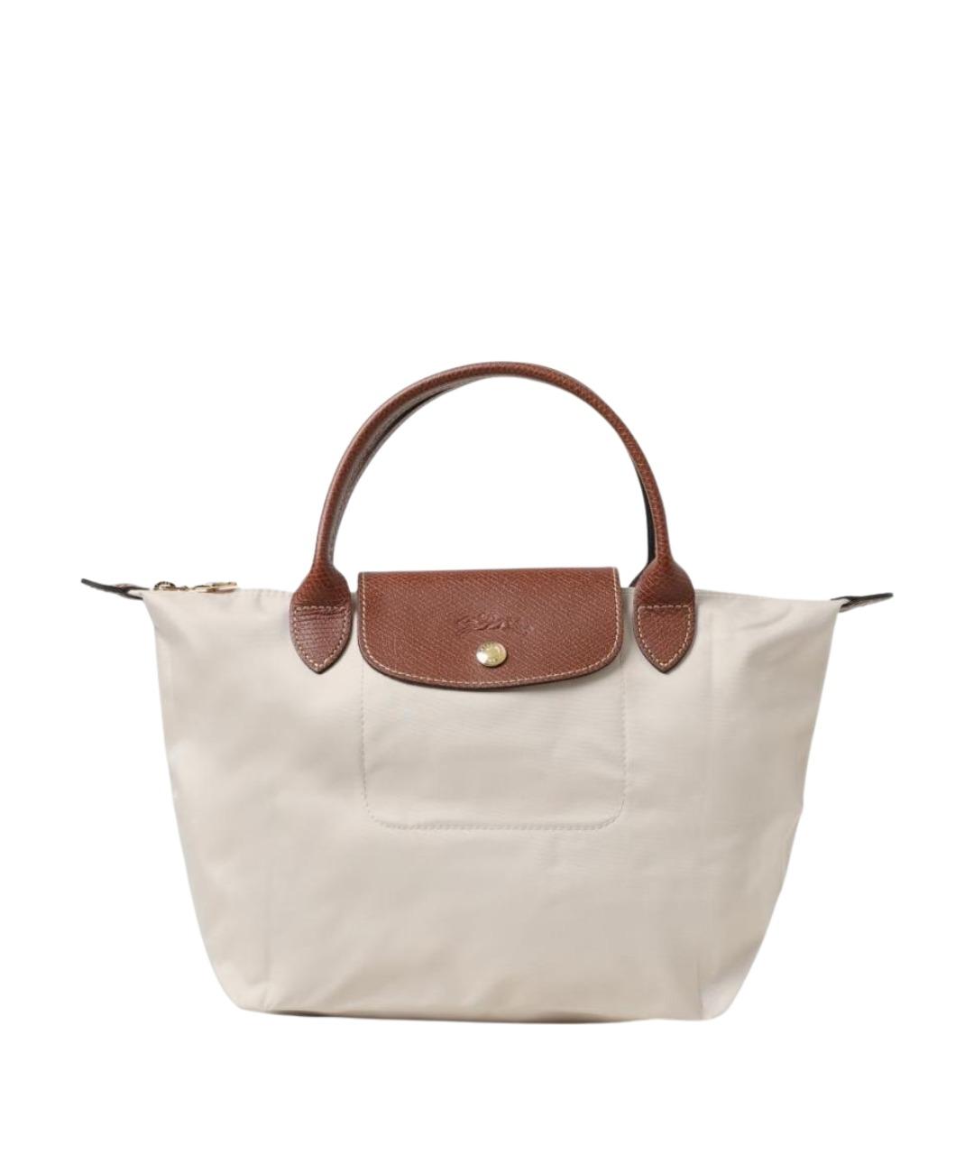 LONGCHAMP Бежевая сумка тоут, фото 1
