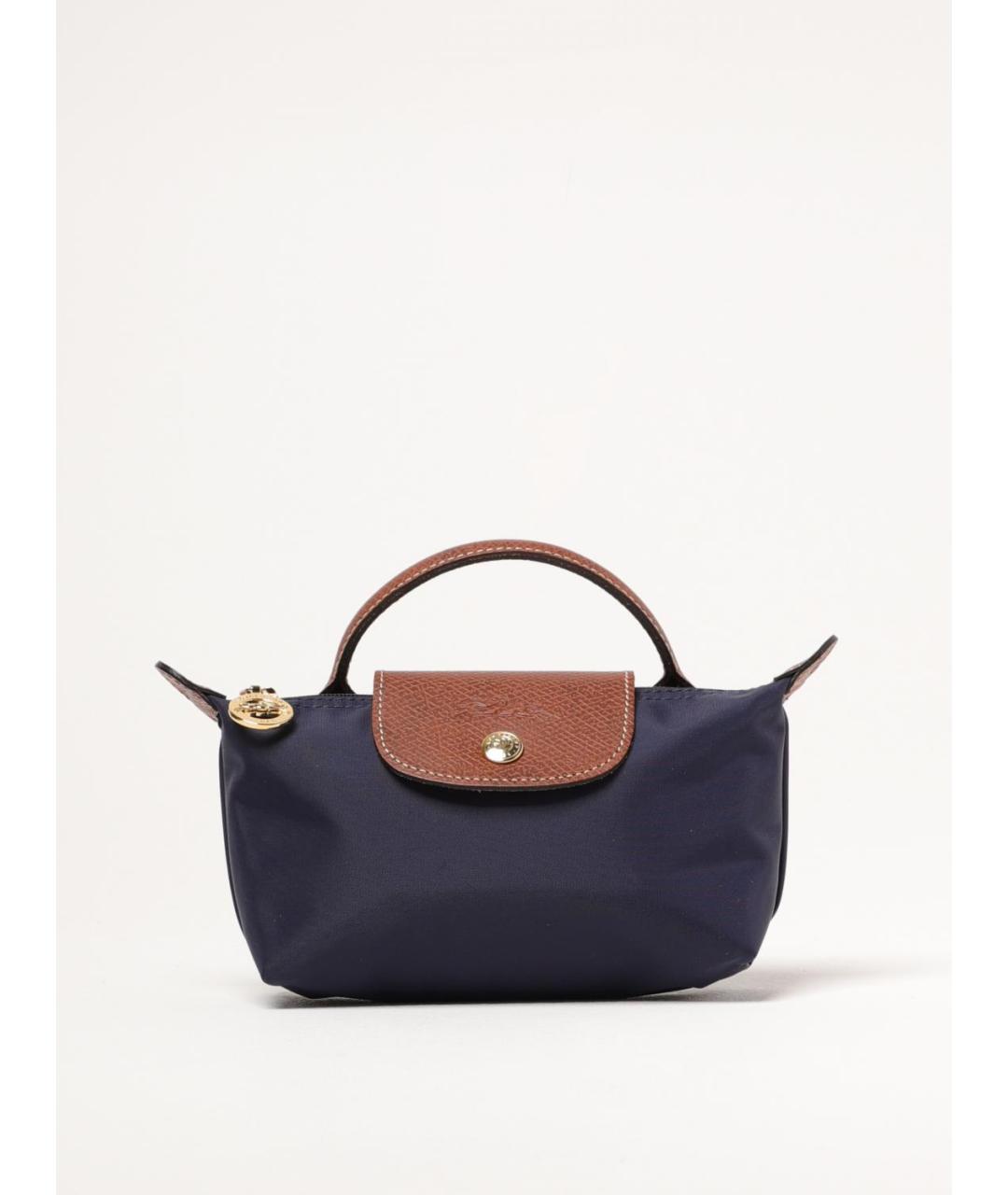 LONGCHAMP Синяя сумка с короткими ручками, фото 4