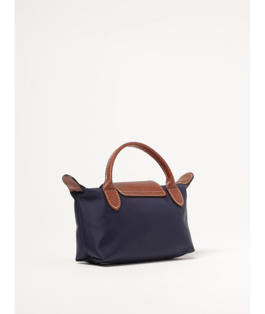 LONGCHAMP Синяя сумка с короткими ручками, фото 2