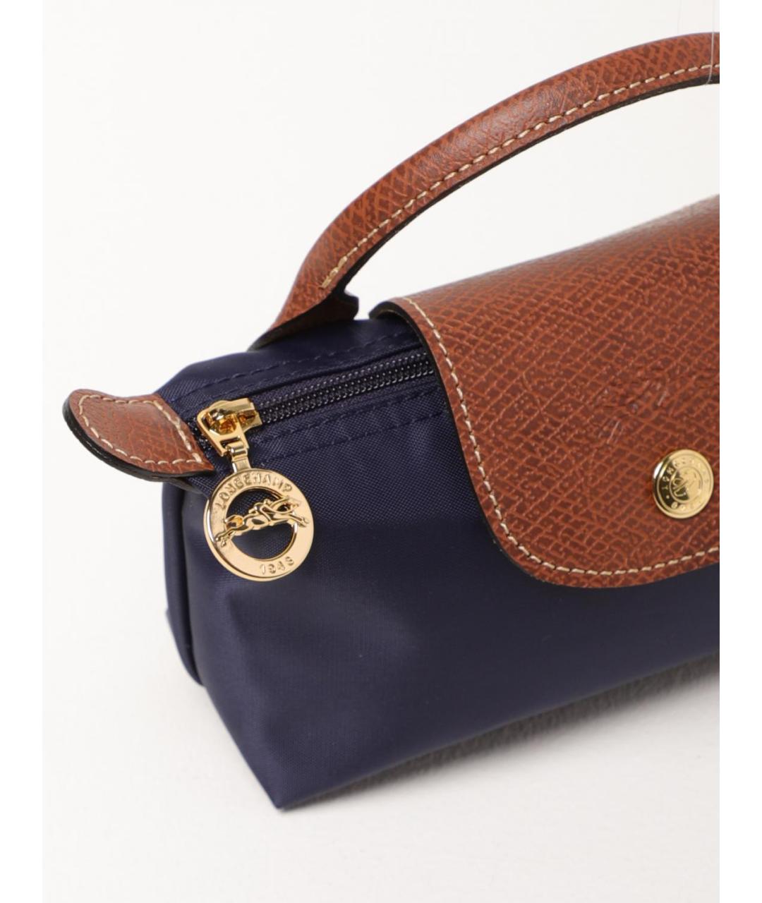 LONGCHAMP Синяя сумка с короткими ручками, фото 3