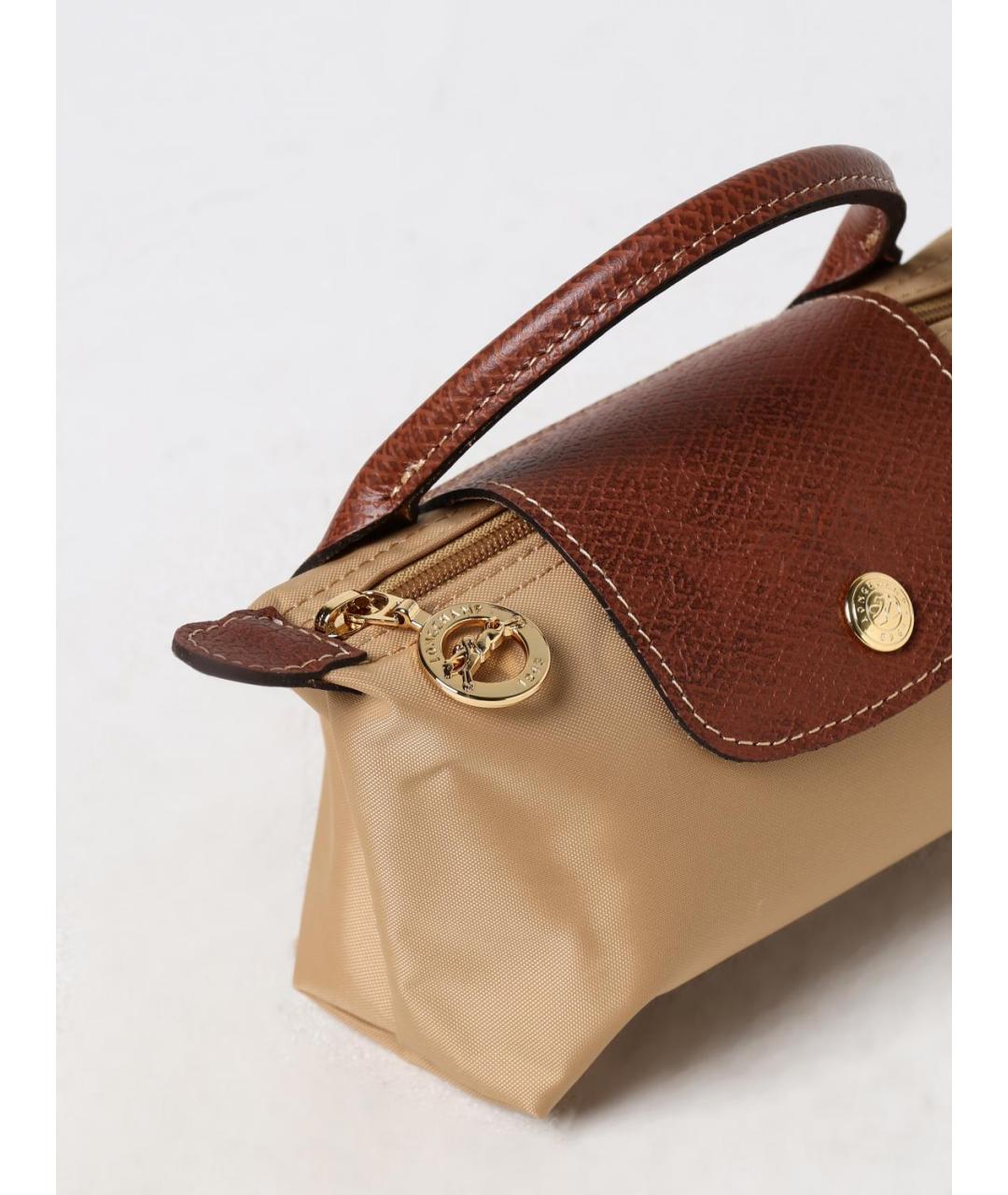 LONGCHAMP Бежевая сумка тоут, фото 3