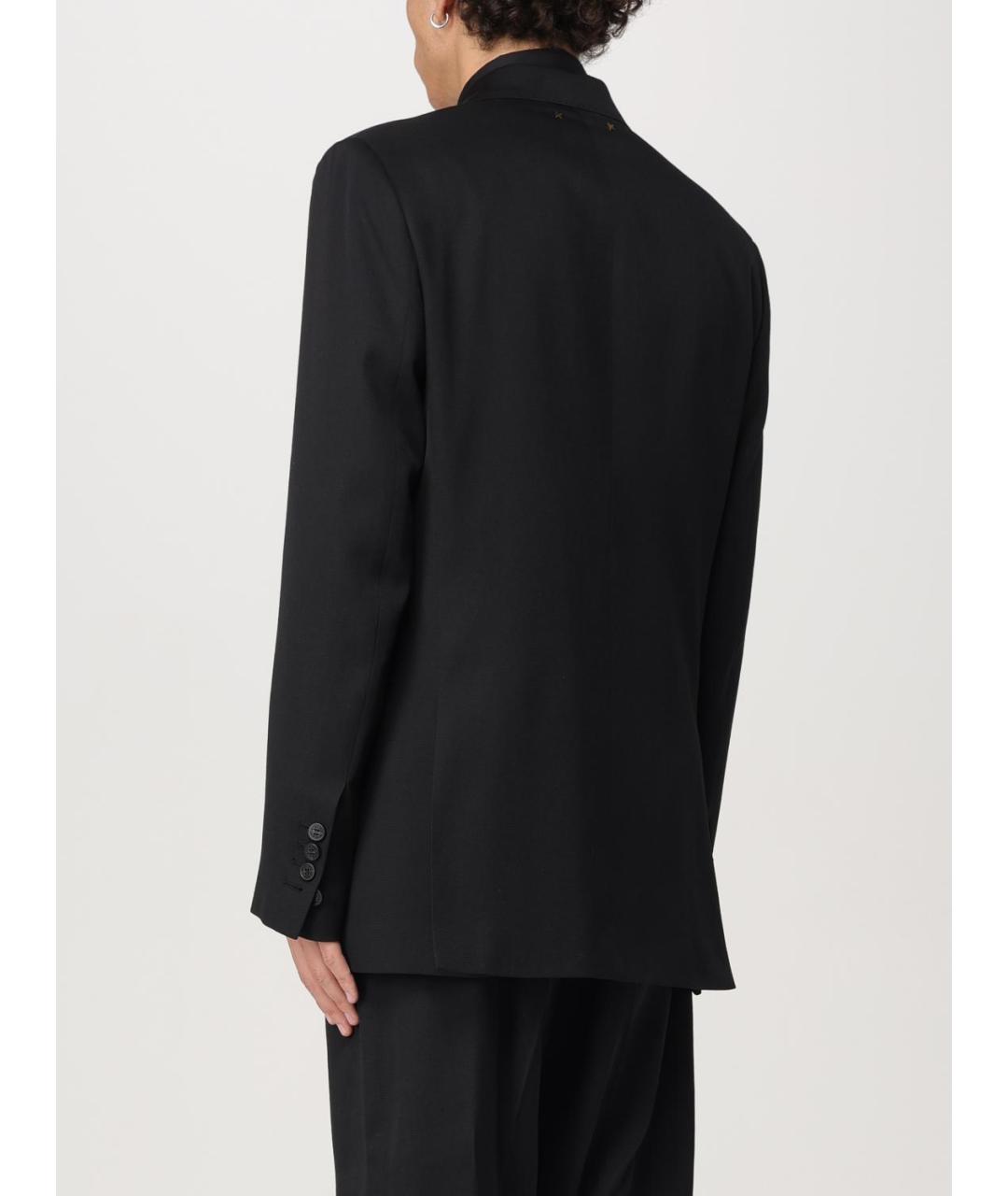 GOLDEN GOOSE DELUXE BRAND Черный шерстяной пиджак, фото 3