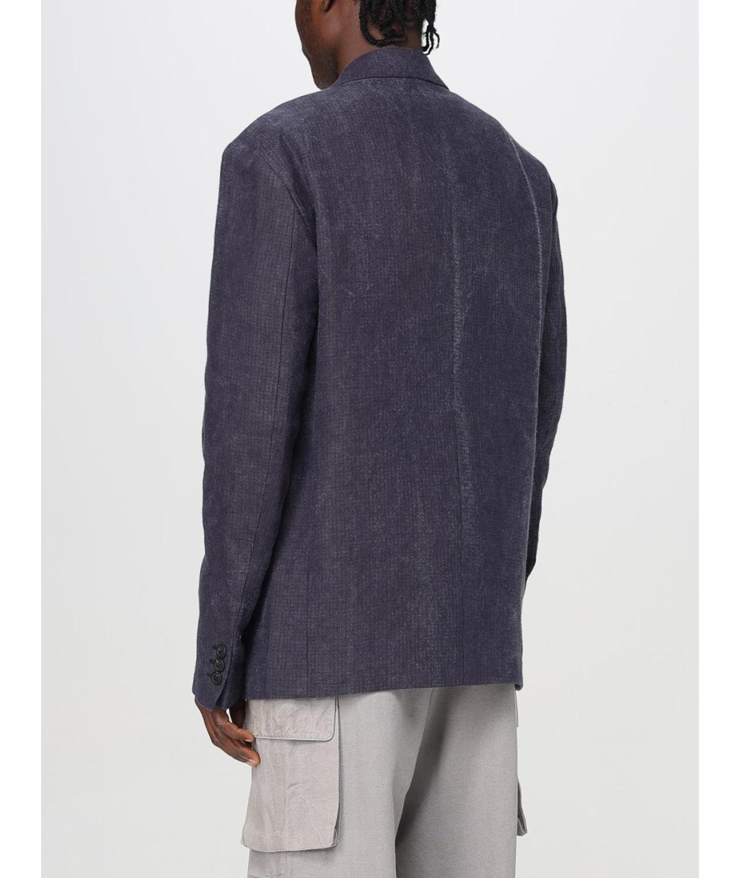 OUR LEGACY Синий вискозный пиджак, фото 3