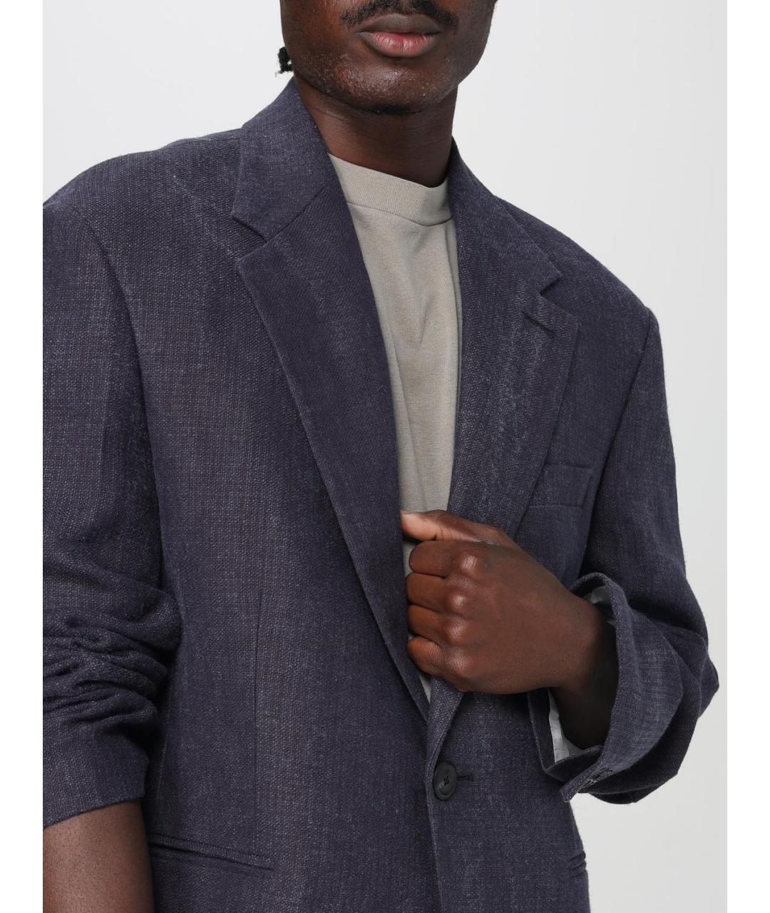 OUR LEGACY Синий вискозный пиджак, фото 5