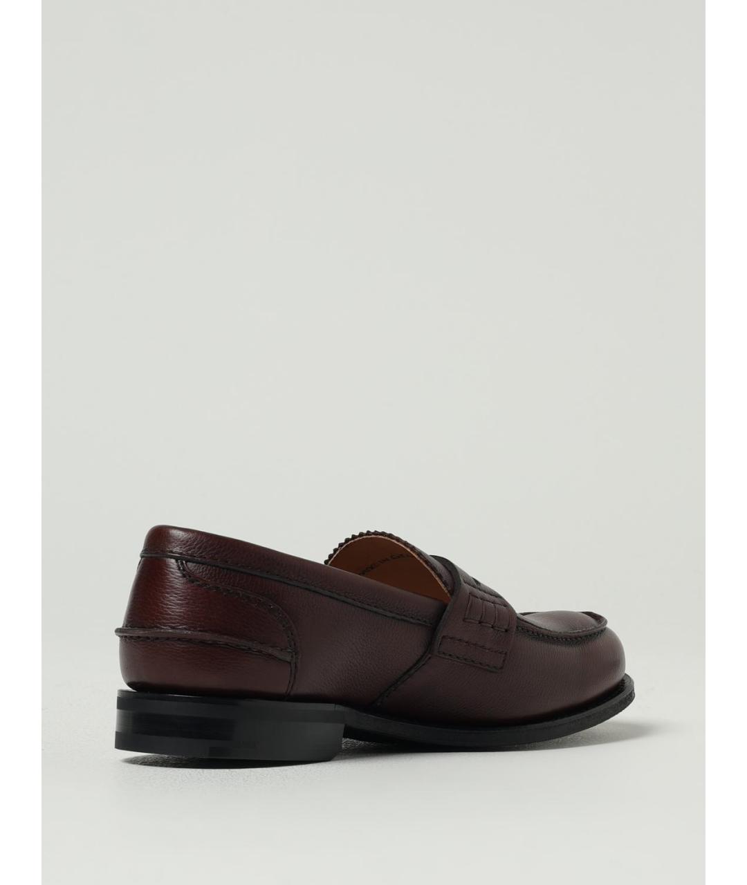 CHURCH'S Коричневые кожаные лоферы, фото 3