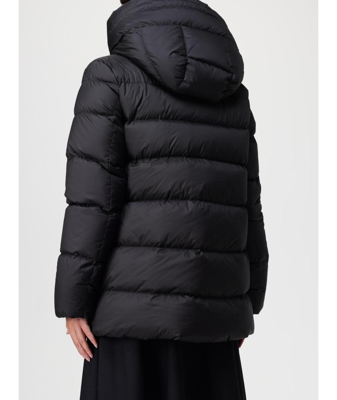ADD Черный полиэстеровый пуховик, фото 2