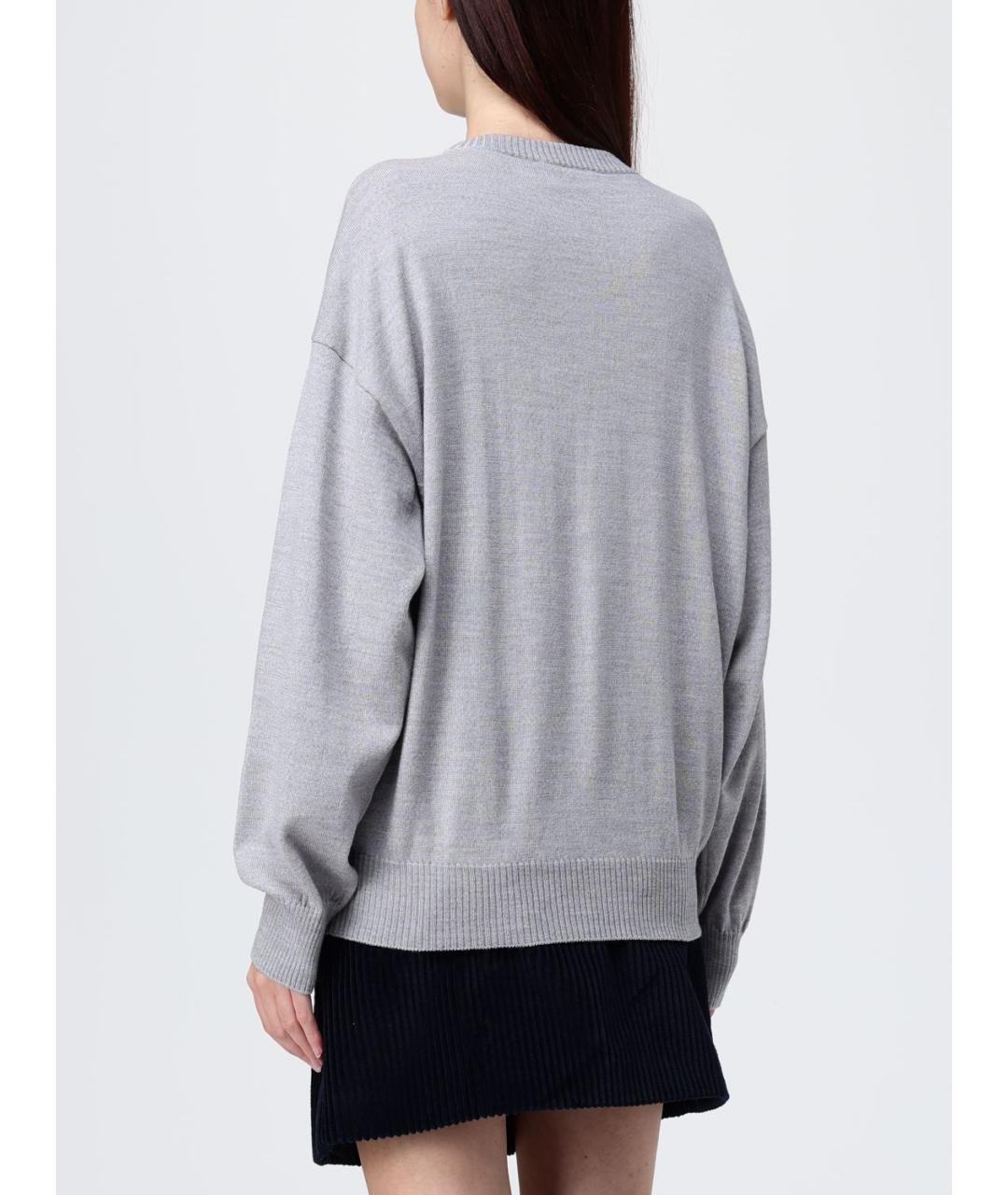MOSCHINO Серый джемпер / свитер, фото 4