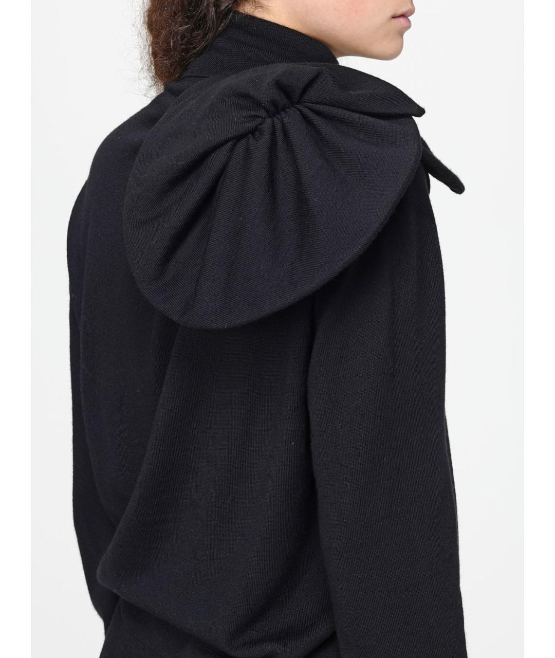 MOSCHINO Черный шерстяной джемпер / свитер, фото 4