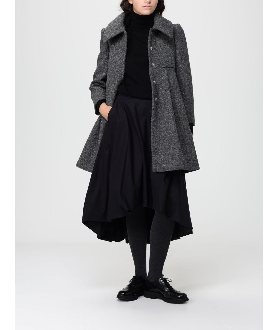 MOSCHINO Черный шерстяной джемпер / свитер, фото 2