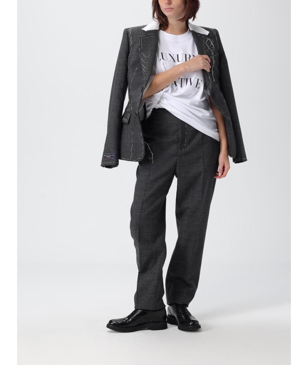 MOSCHINO Белая хлопковая футболка, фото 2