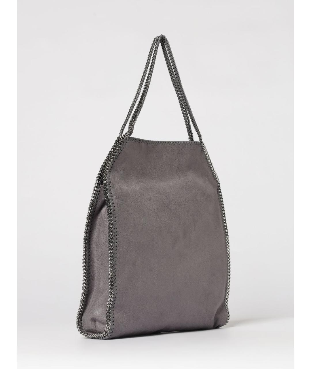 STELLA MCCARTNEY Серая синтетическая сумка через плечо, фото 3