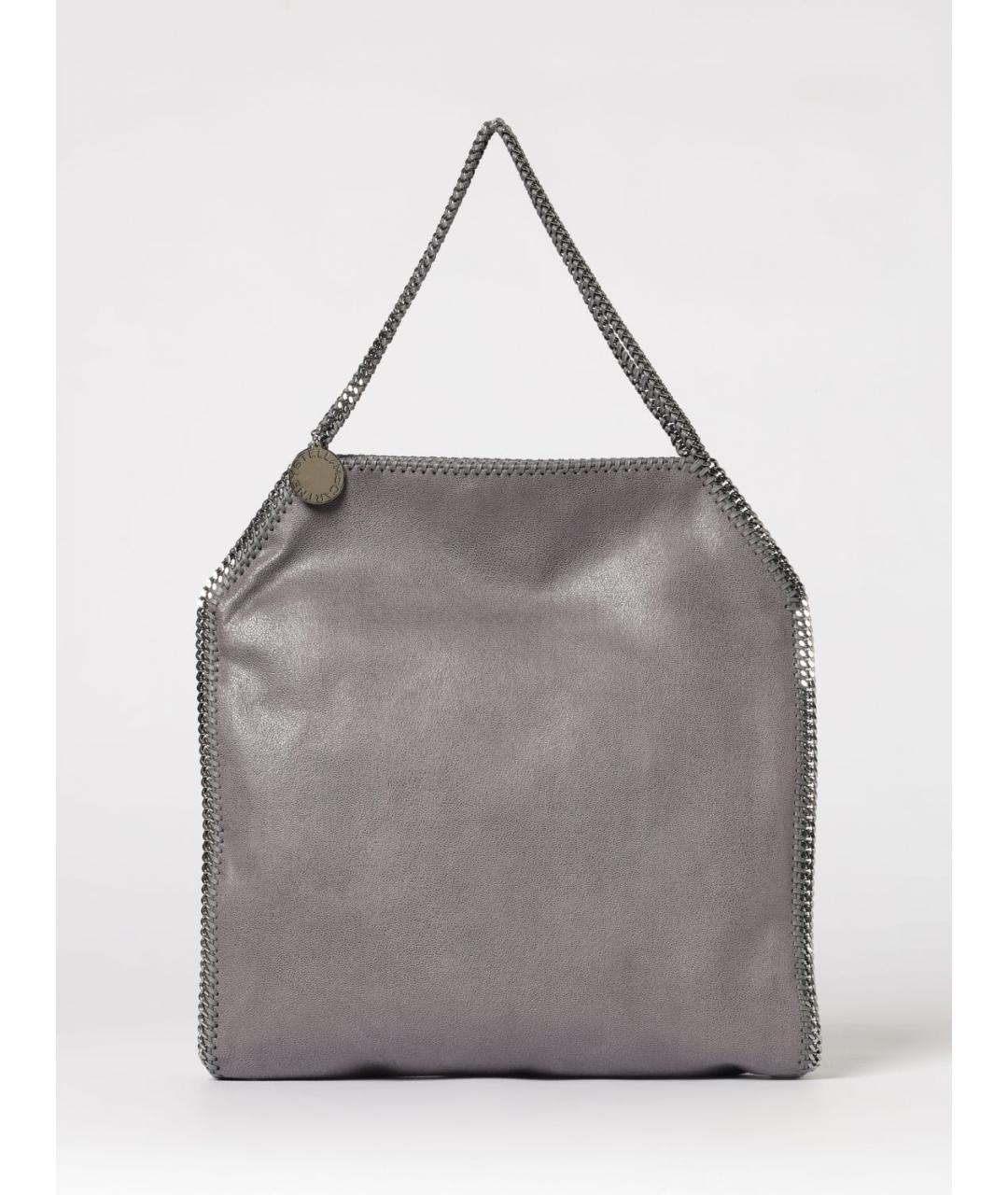 STELLA MCCARTNEY Серая синтетическая сумка через плечо, фото 6