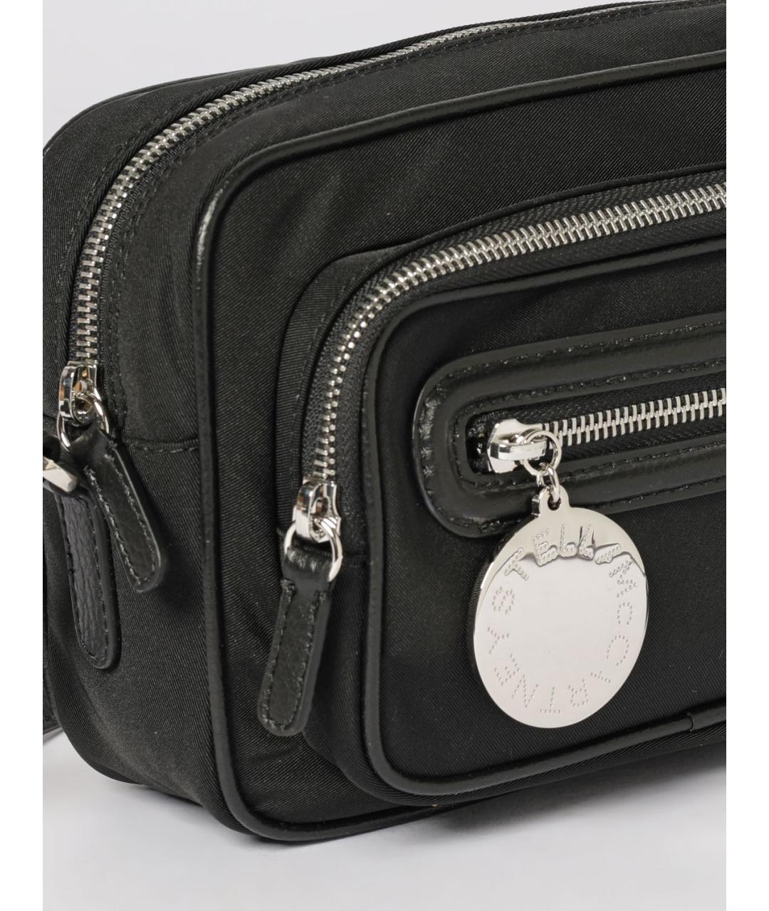 STELLA MCCARTNEY Черная синтетическая сумка через плечо, фото 4