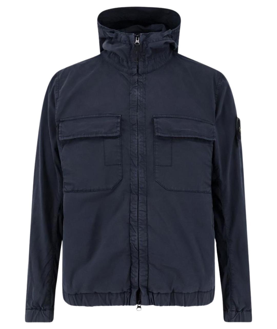 STONE ISLAND Синяя хлопковая куртка, фото 1