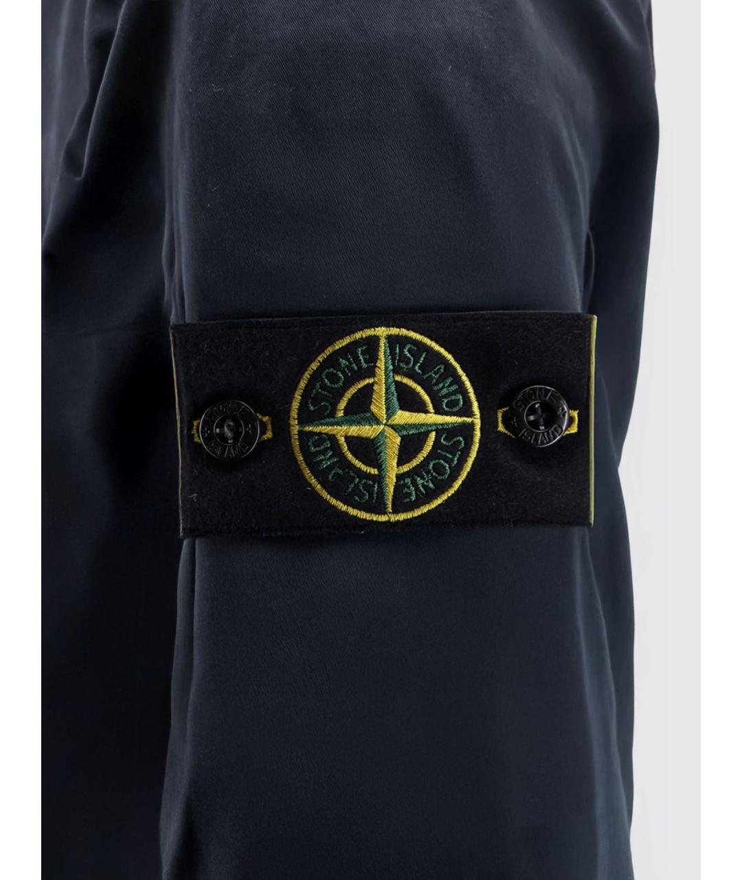 STONE ISLAND Синяя хлопковая куртка, фото 4