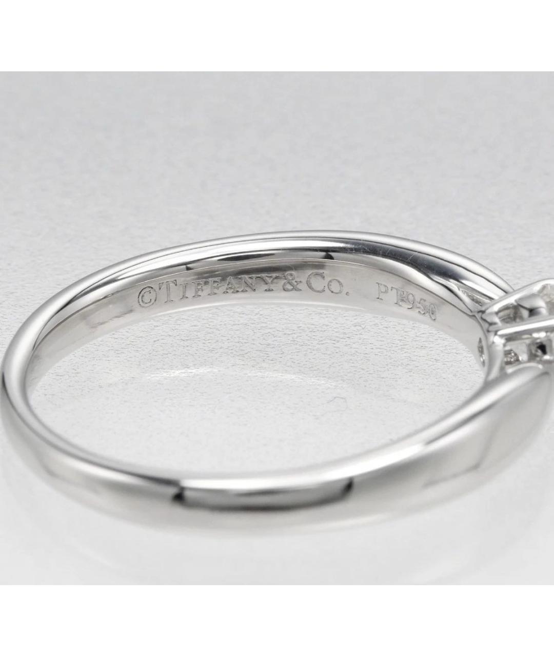TIFFANY&CO Белое платиновое кольцо, фото 2