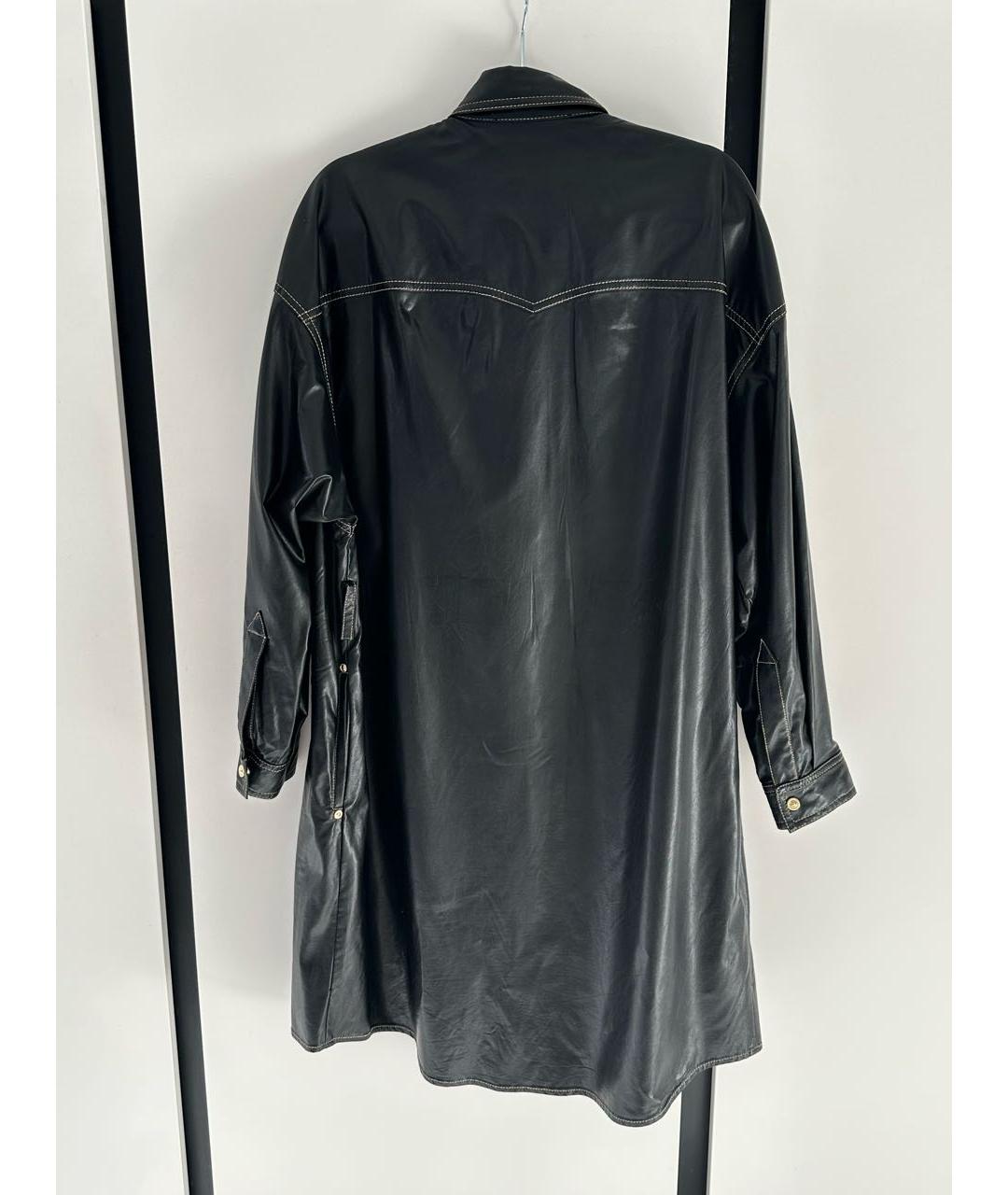 VERSACE JEANS COUTURE Черное вискозное повседневное платье, фото 2