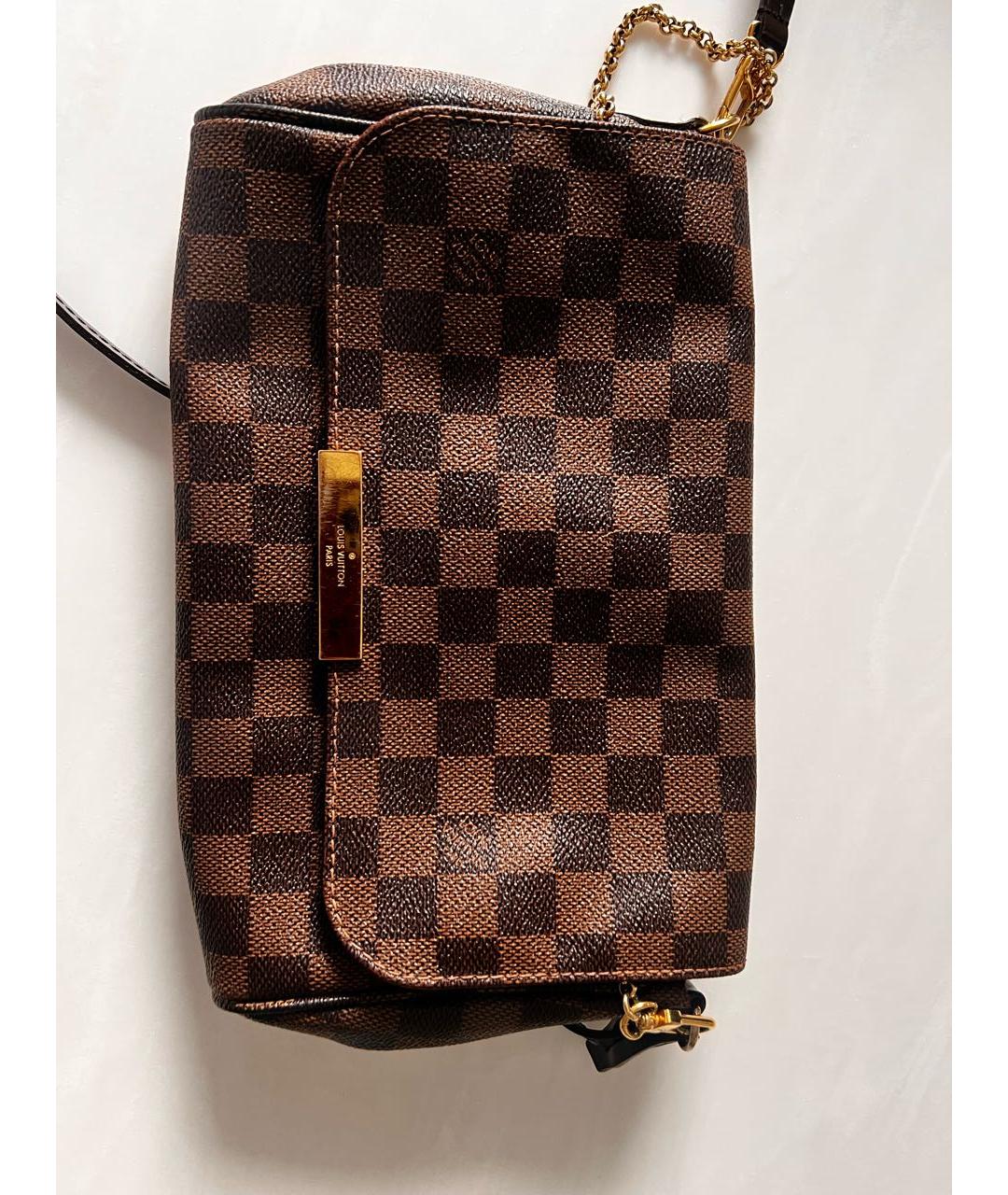 LOUIS VUITTON Коричневая сумка с короткими ручками, фото 3