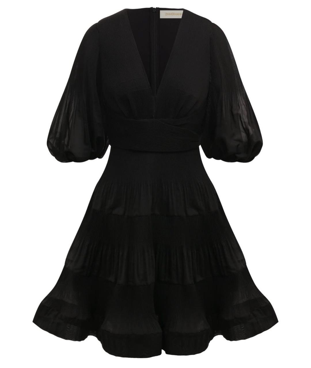 ZIMMERMANN Черное коктейльное платье, фото 1