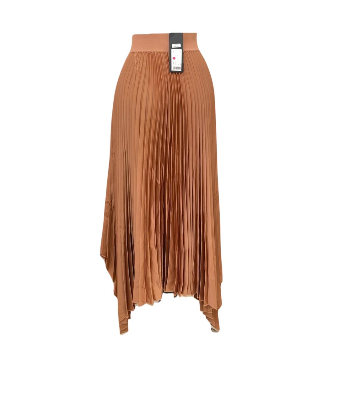 JOSEPH Коричневая полиэстеровая юбка миди, фото 6