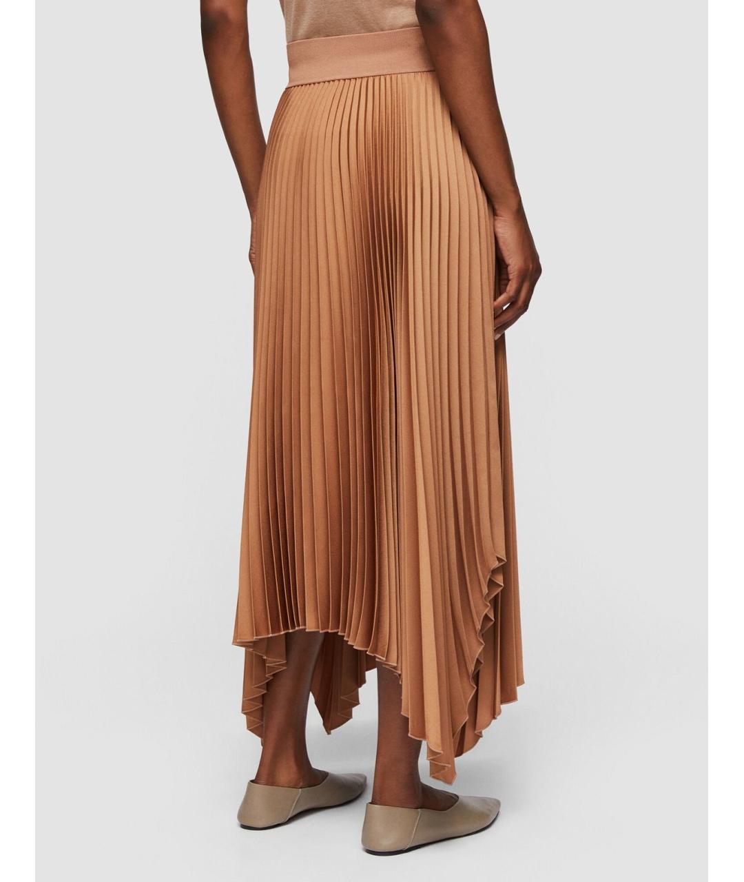 JOSEPH Коричневая полиэстеровая юбка миди, фото 4