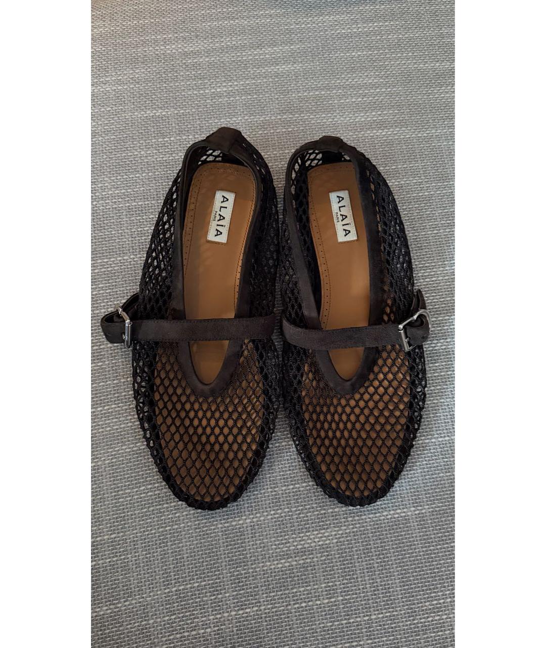 ALAIA Коричневые балетки, фото 2