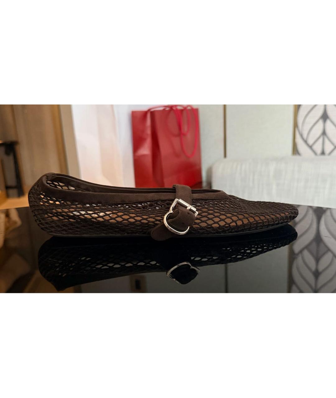 ALAIA Коричневые балетки, фото 5