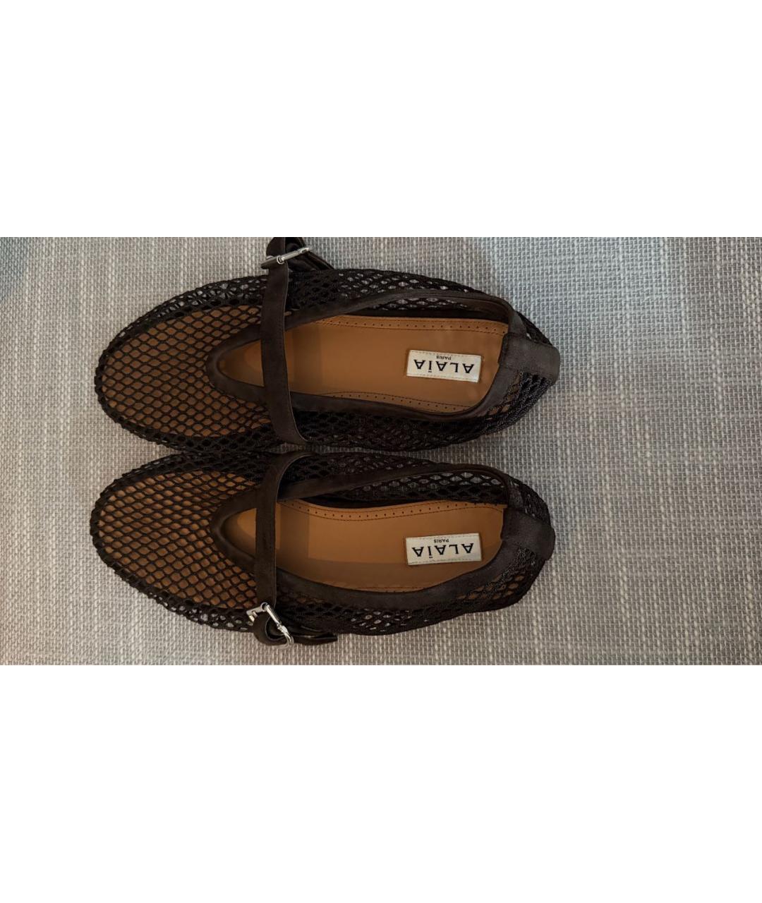 ALAIA Коричневые балетки, фото 3