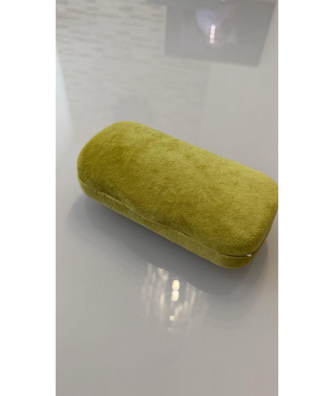 GUCCI Коричневые металлические солнцезащитные очки, фото 5