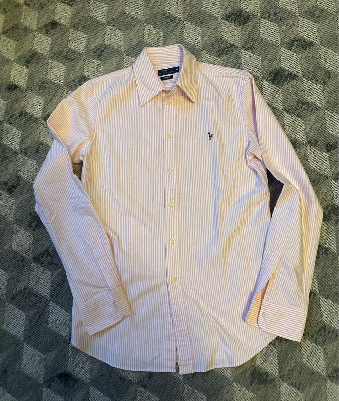 POLO RALPH LAUREN Розовая хлопковая рубашка, фото 8