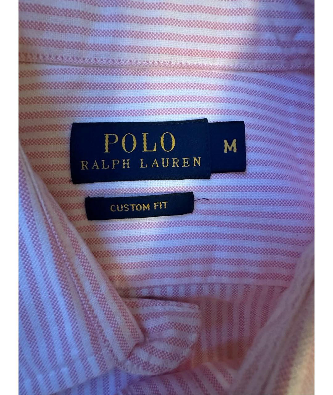 POLO RALPH LAUREN Розовая хлопковая рубашка, фото 3