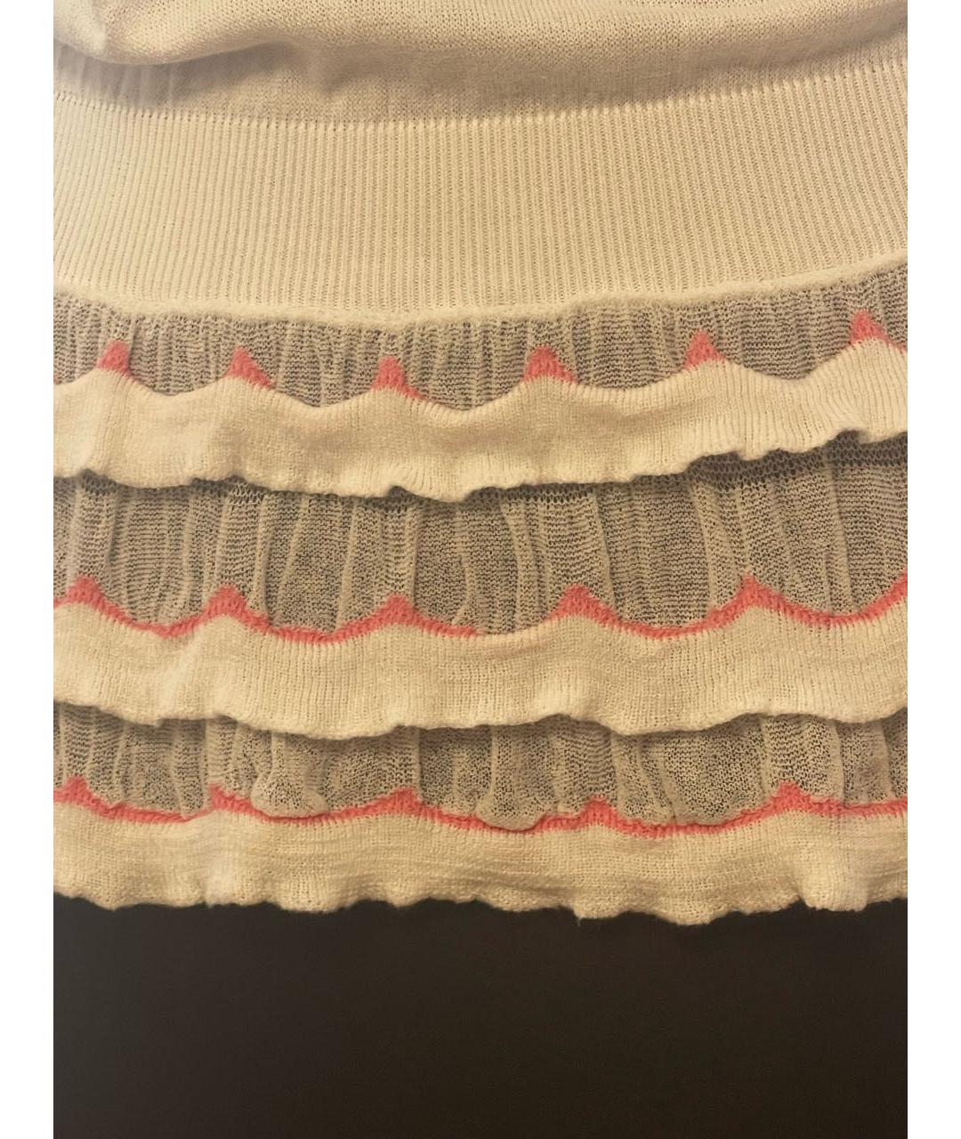 RED VALENTINO Белый хлопковый джемпер / свитер, фото 5