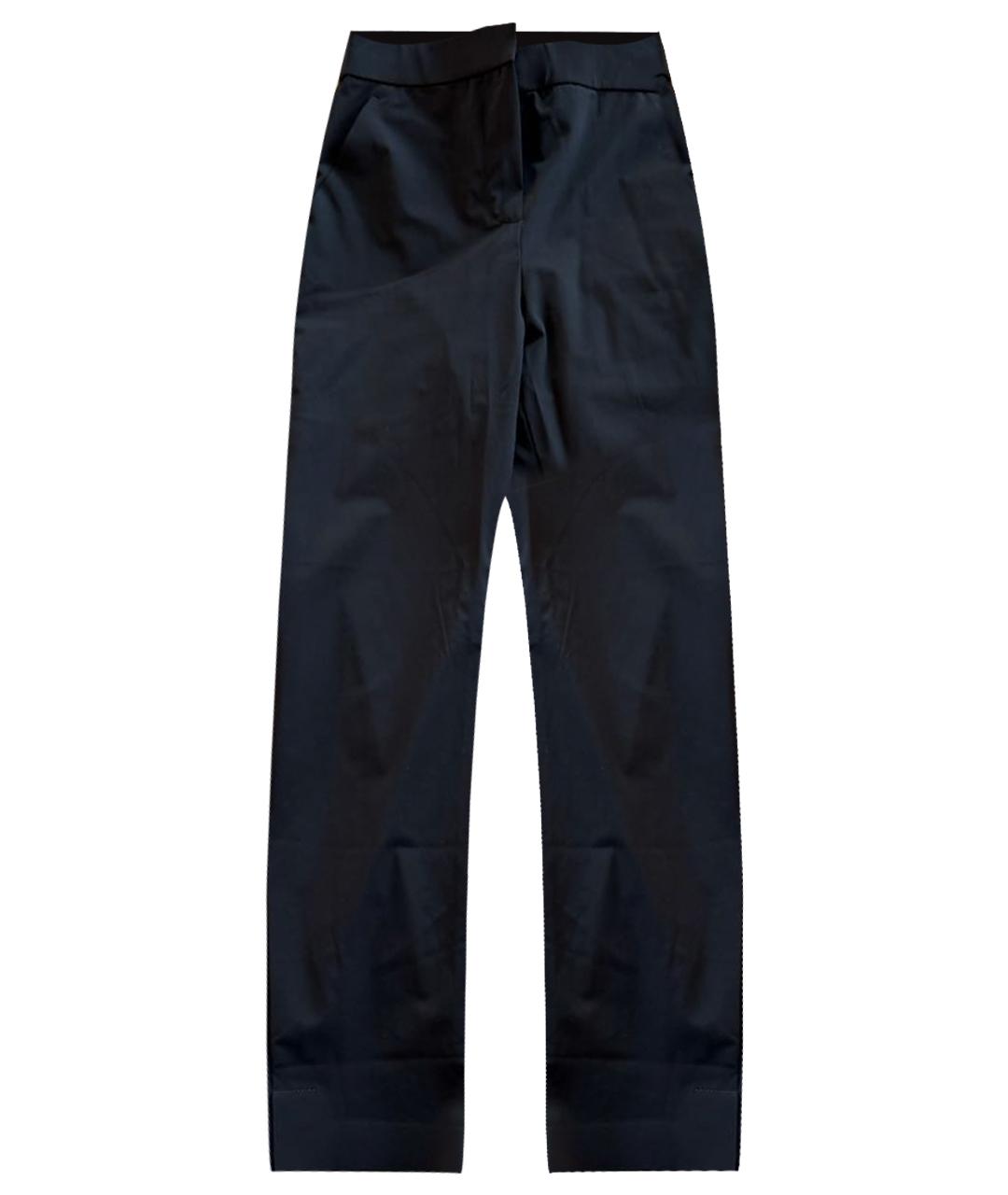 MAX MARA Черные прямые брюки, фото 1