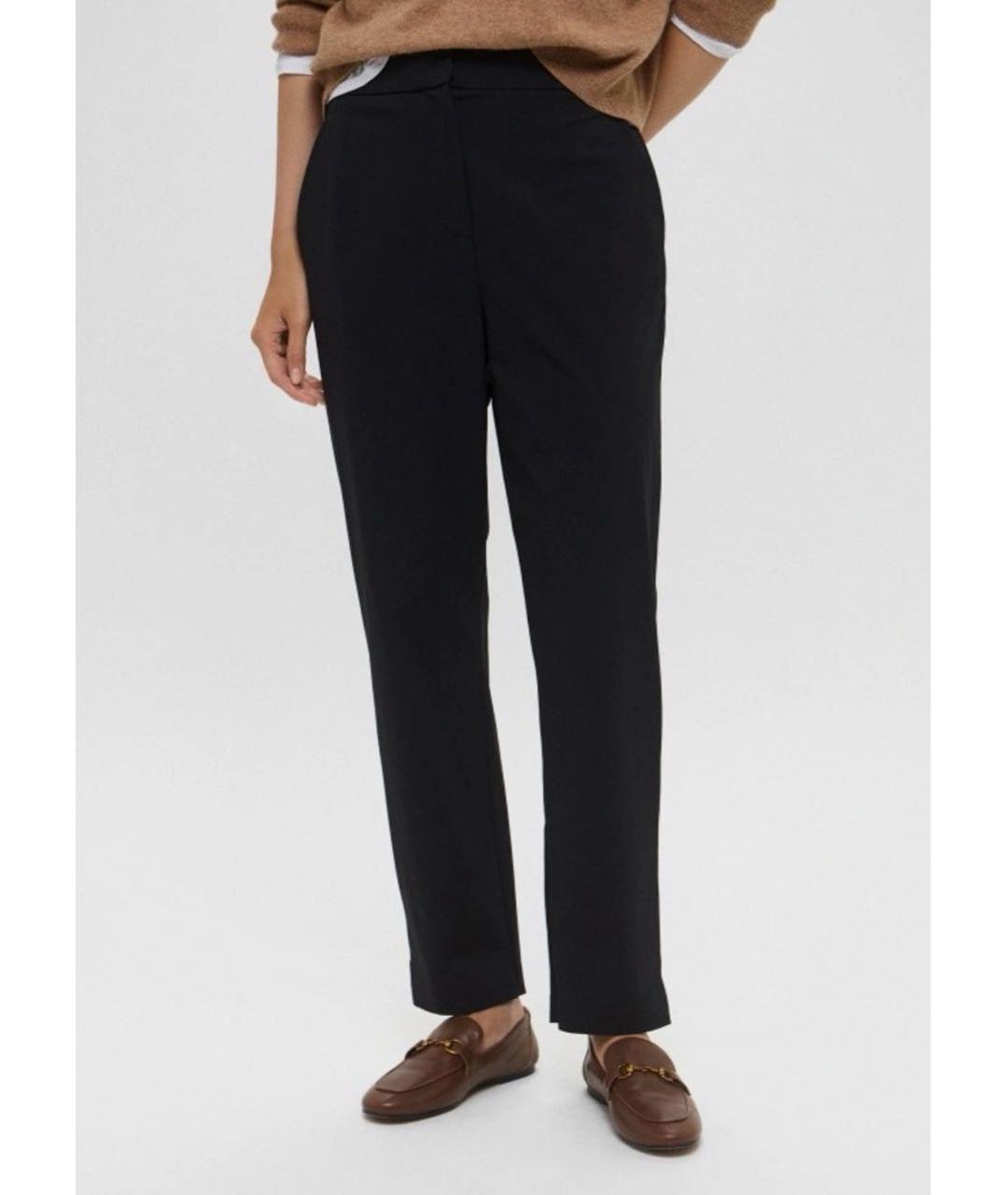 MAX MARA Черные прямые брюки, фото 7