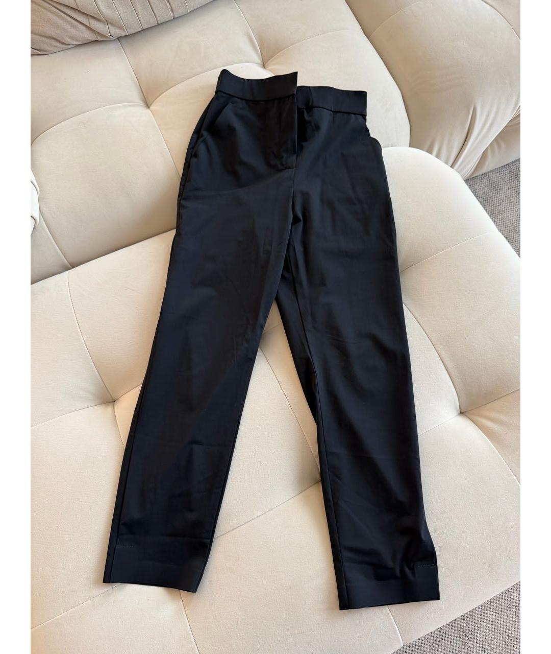 MAX MARA Черные прямые брюки, фото 4