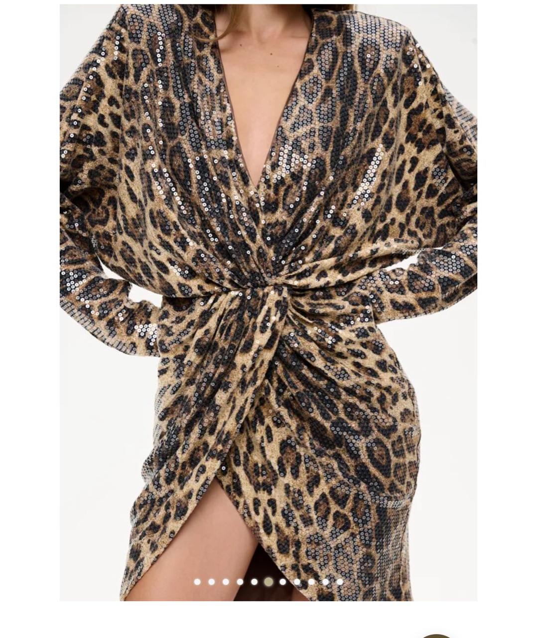 ROZIECORSETS Коричневое полиэстеровое коктейльное платье, фото 5