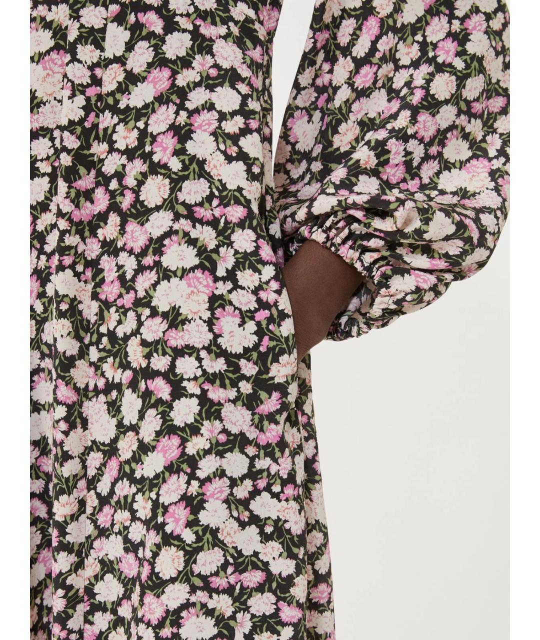 WEEKEND MAX MARA Розовое шелковое повседневное платье, фото 5