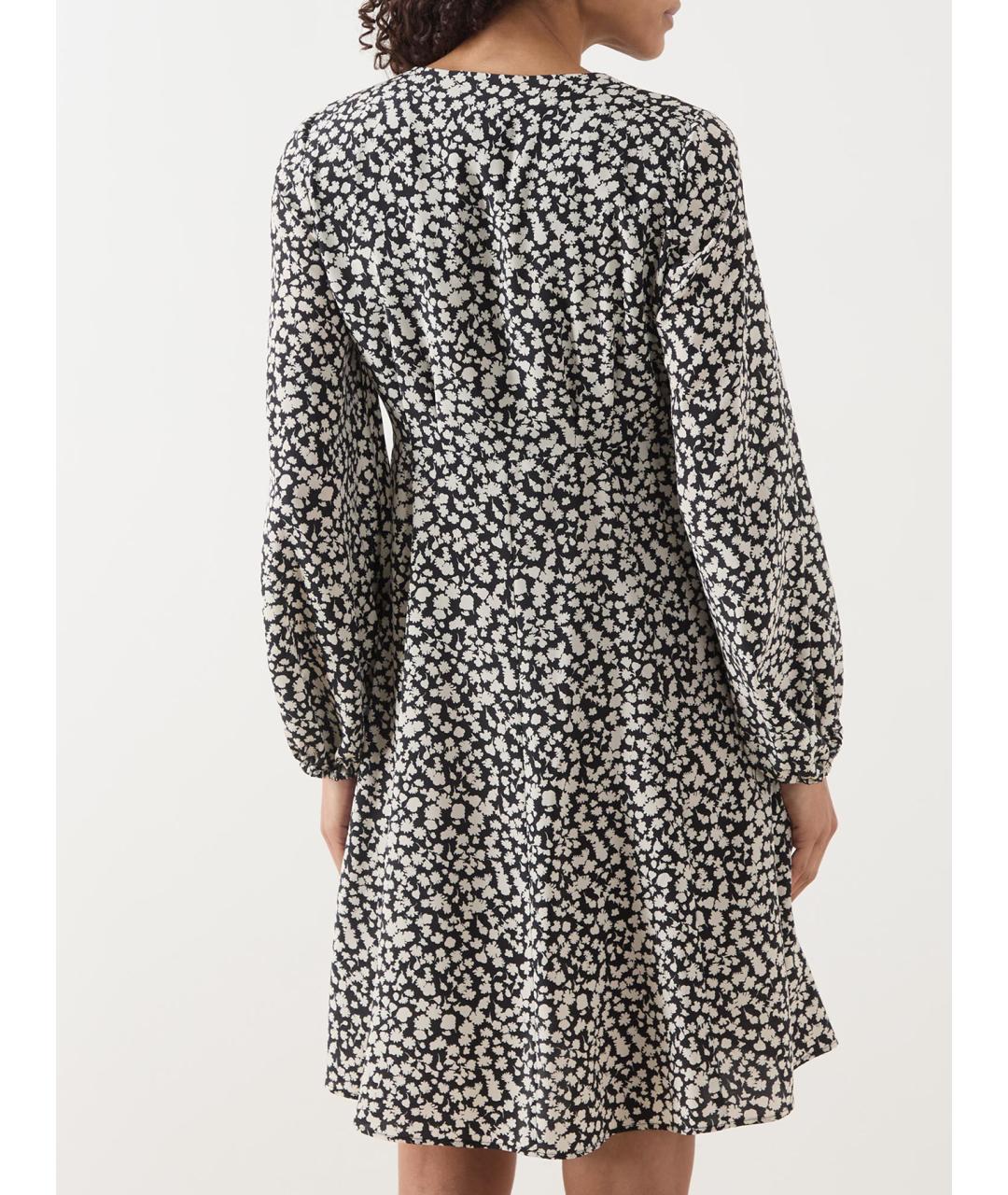 WEEKEND MAX MARA Черное шелковое повседневное платье, фото 4