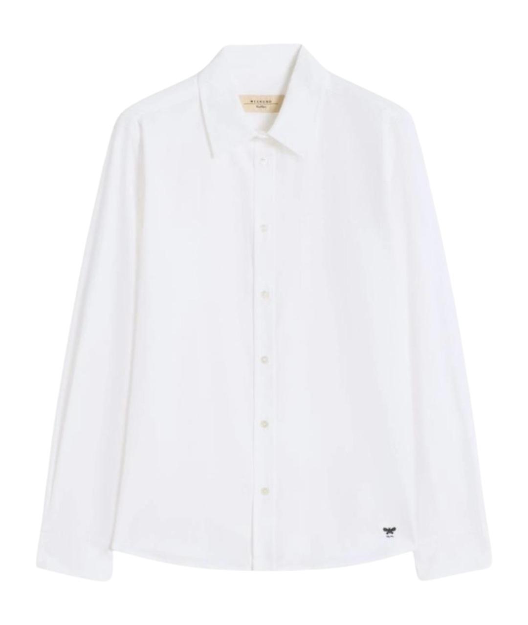 WEEKEND MAX MARA Белая хлопковая рубашка, фото 1